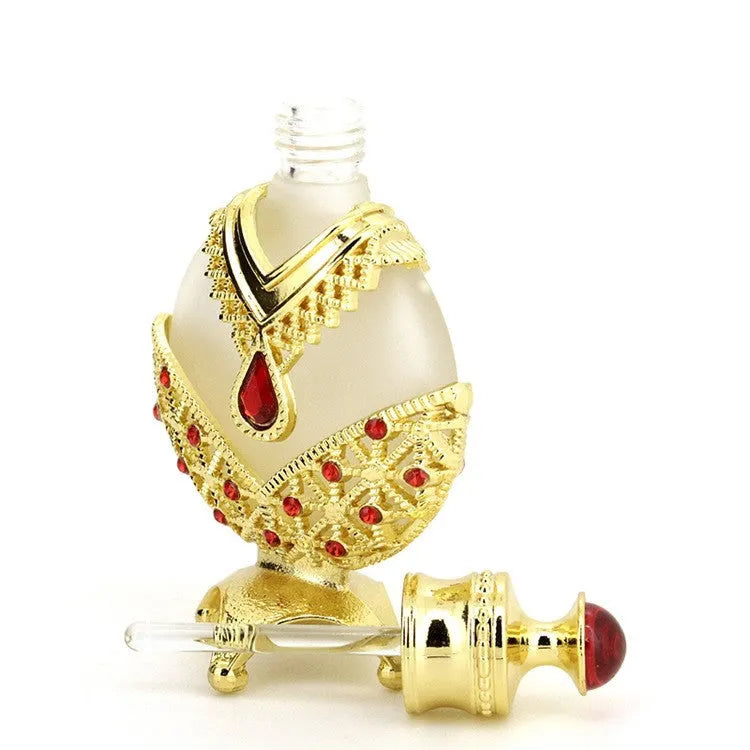 Concentrated perfume oil 12ml and 35ml glass bottles with floral fragrance and essential oil