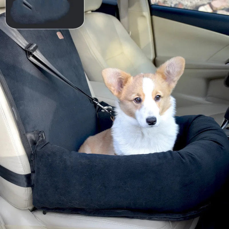 Cloth car kennel cushion for small and medium dogs 50x50x20cm washable travel seat