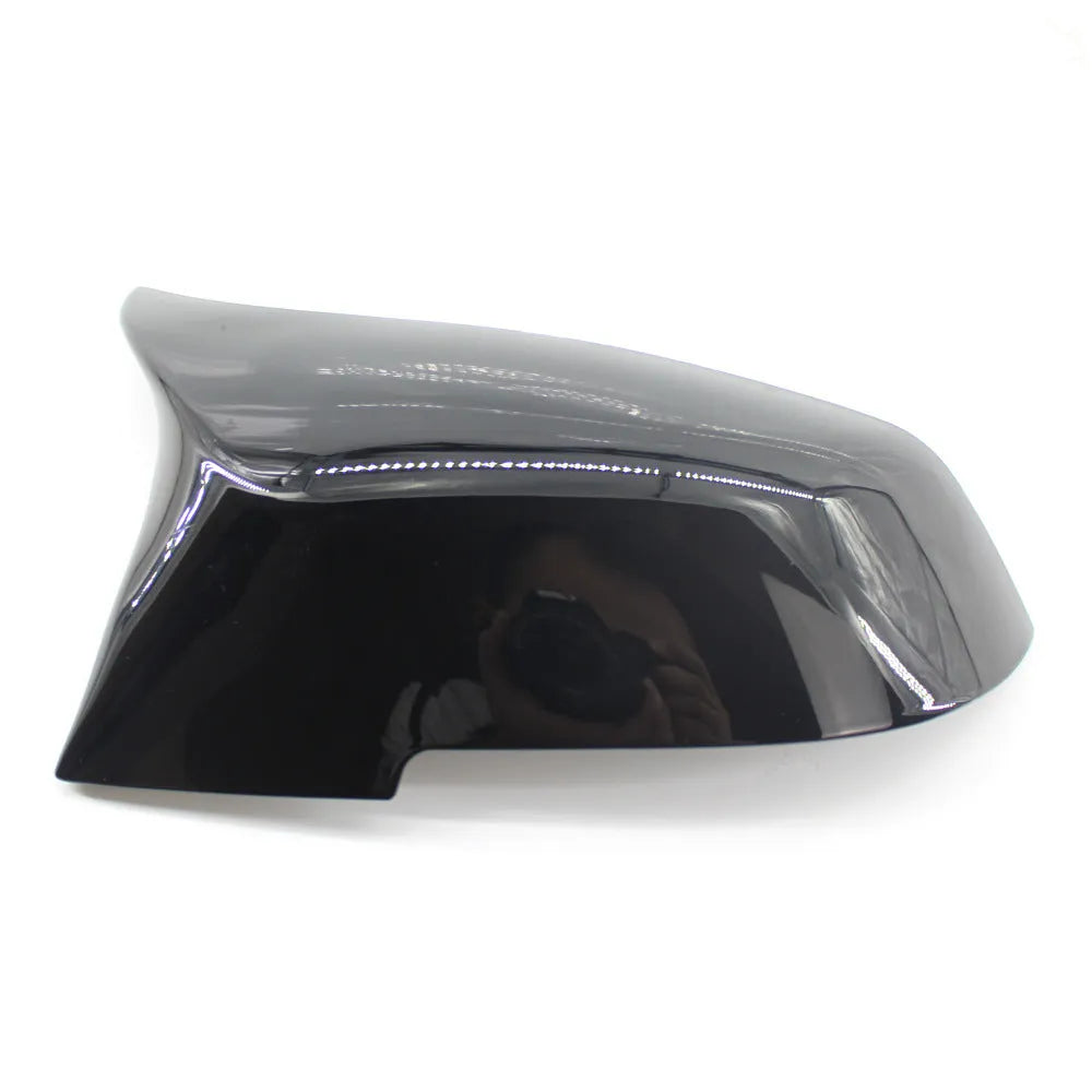 BMW horn rearview mirror shell replacement part in Paint Bright Black for F-Series vehicles