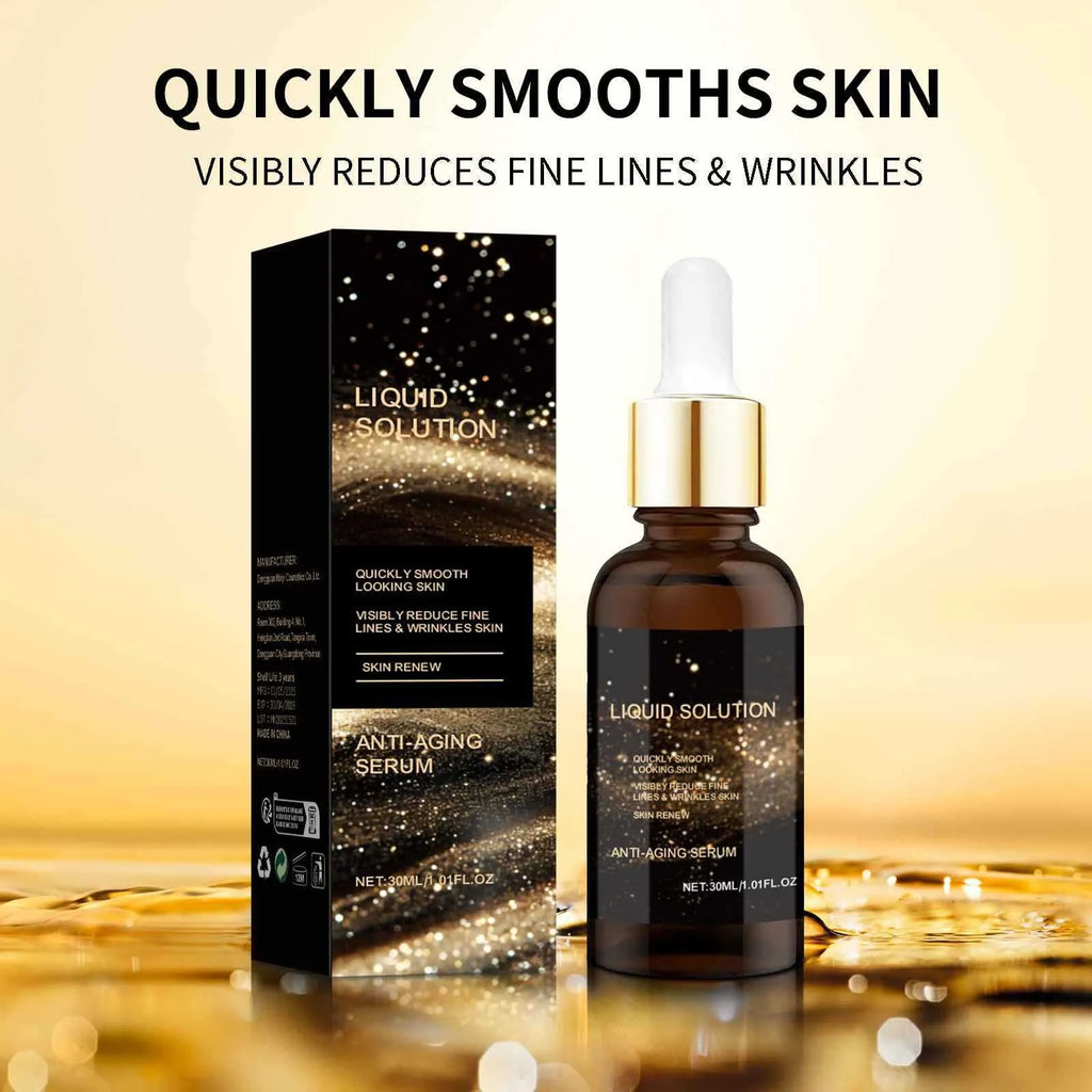 30ml bottle of clear hyaluronic acid and glycerin nursing solution for the face.