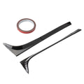 Glossy black ABS plastic rear window side spoiler wing for Volkswagen Golf 7 car