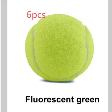 6.3cm diameter rubber dog tennis ball toy in assorted colours for medium large breed dogs