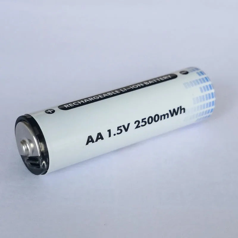 USB recharging No.5 lithium remote control battery with built-in Micro USB port