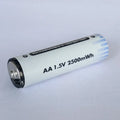 USB recharging No.5 lithium remote control battery with built-in Micro USB port