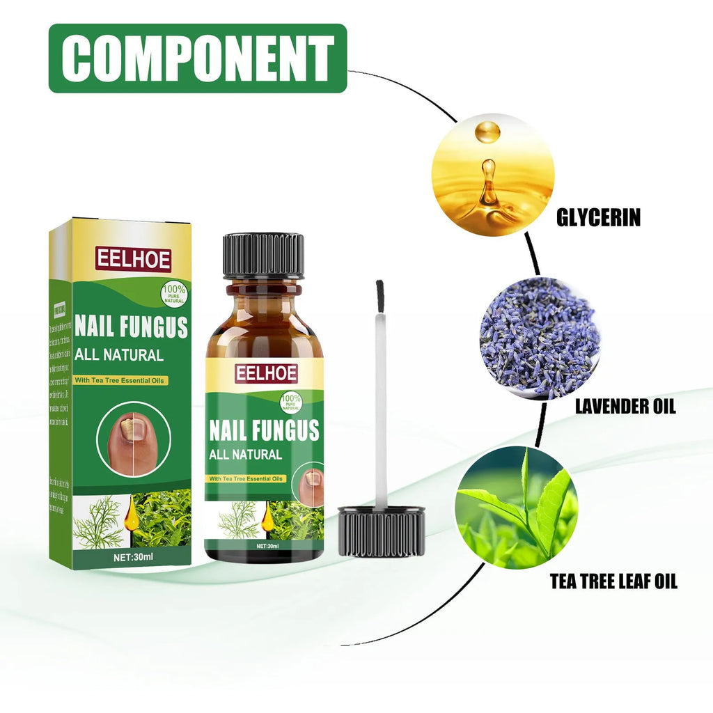 30ml tea tree oil nail care bottle with finger-thick consistency for foot and hand nail nutrition