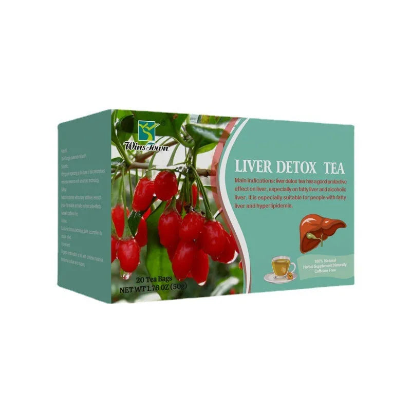 Box of herb substitutional tea with 50g net content based on medicine and food homology principles