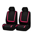 Fully enclosed universal car seat cover set in a two-tone colour combination showing front and rear seat components.