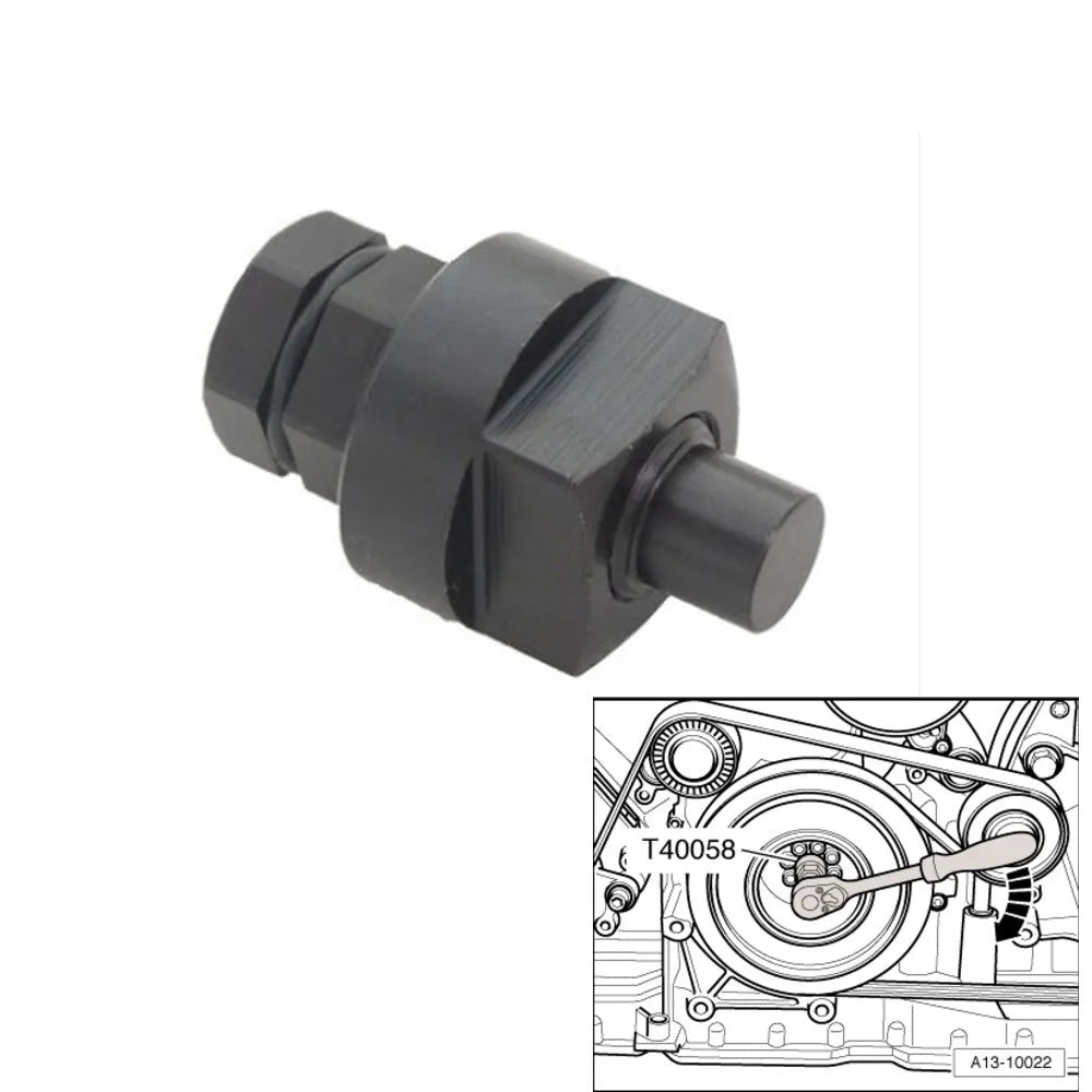 Aodi T40058 crankshaft rotating sleeve automotive timing tool with directional arrow markings