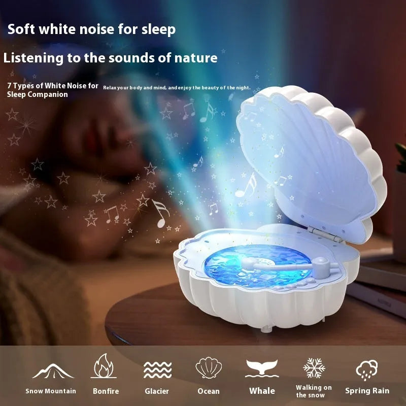 Retro vinyl record player shell decorative LED lamp with Bluetooth speaker in blue colour option