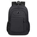 Oxford cloth college backpack with multi-layer compartments in black, blue, green or red colours