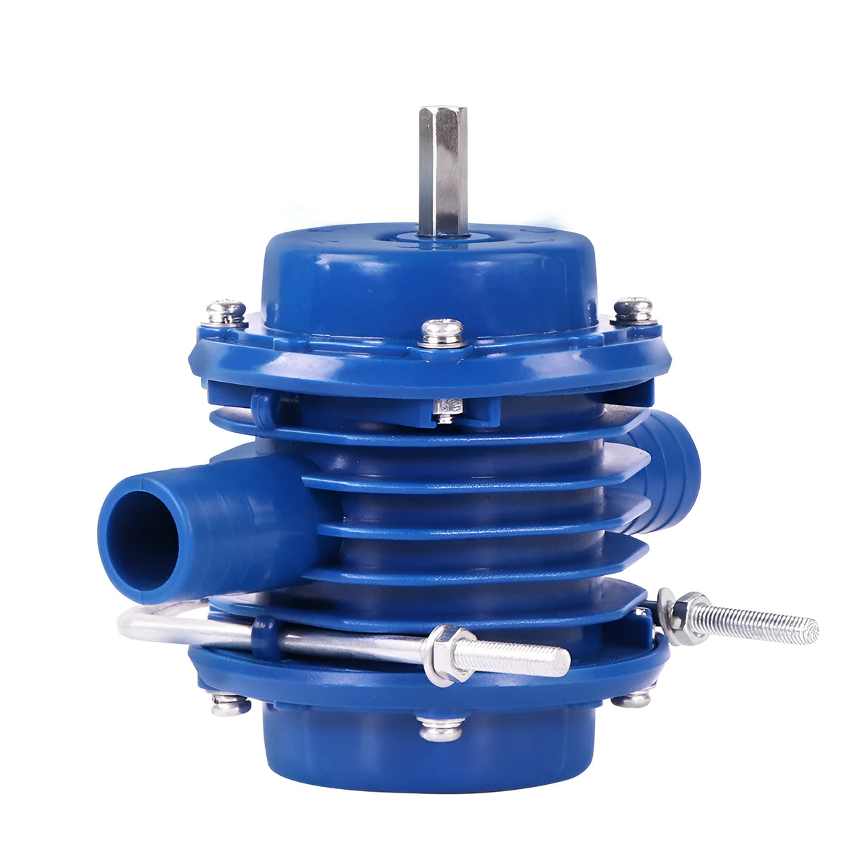 Electric drill water pump silver colour with universal connection for garden pumping