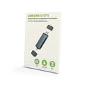 CF SD TF three-in-one USB card reader with aluminium alloy housing for computer and mobile device data transfer