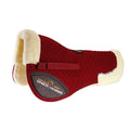 Riding saddle pad for waist protection in equestrian and cycling sports