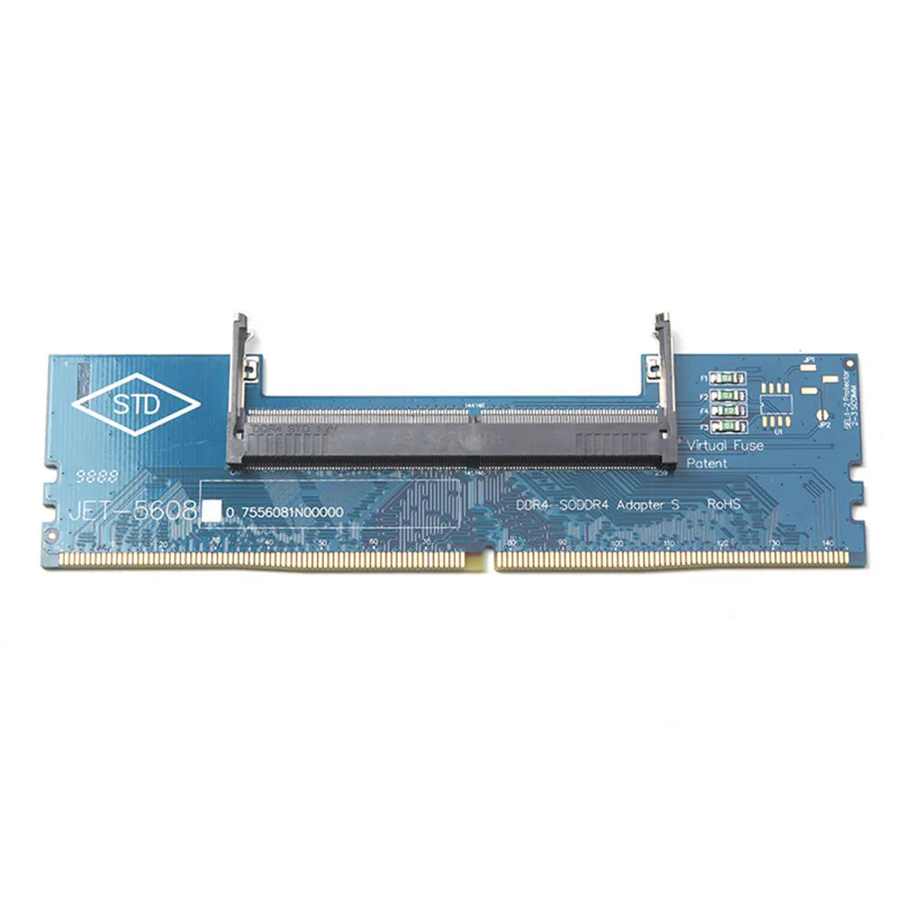 DDR4 laptop to desktop memory adapter card for testing DDR3 DDR4 DDR5 memory modules