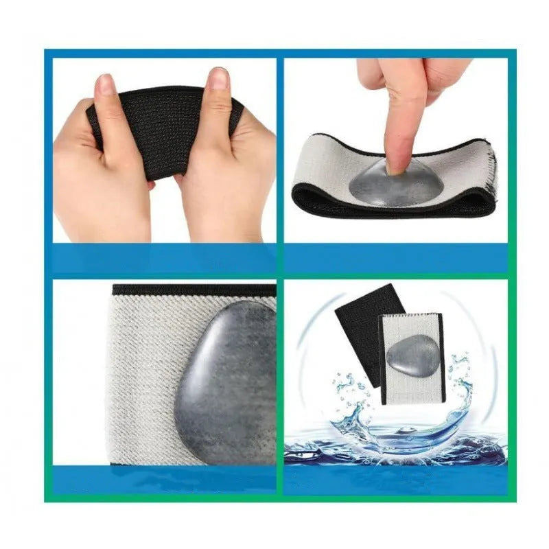 Elastic foot bandage with heart-shaped design for arch support