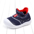 Spring children's soft sole walking shoes non-slip breathable low top in black blue red sizes 15-19