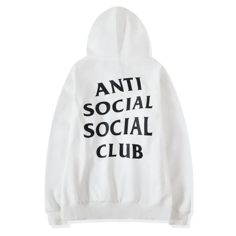Autumn winter loose fit hooded pullover sweater in solid colour for men and women