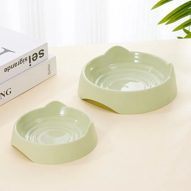 Ceramic dog slow feeder bowl with maze design in blue green or pink for small and large breeds