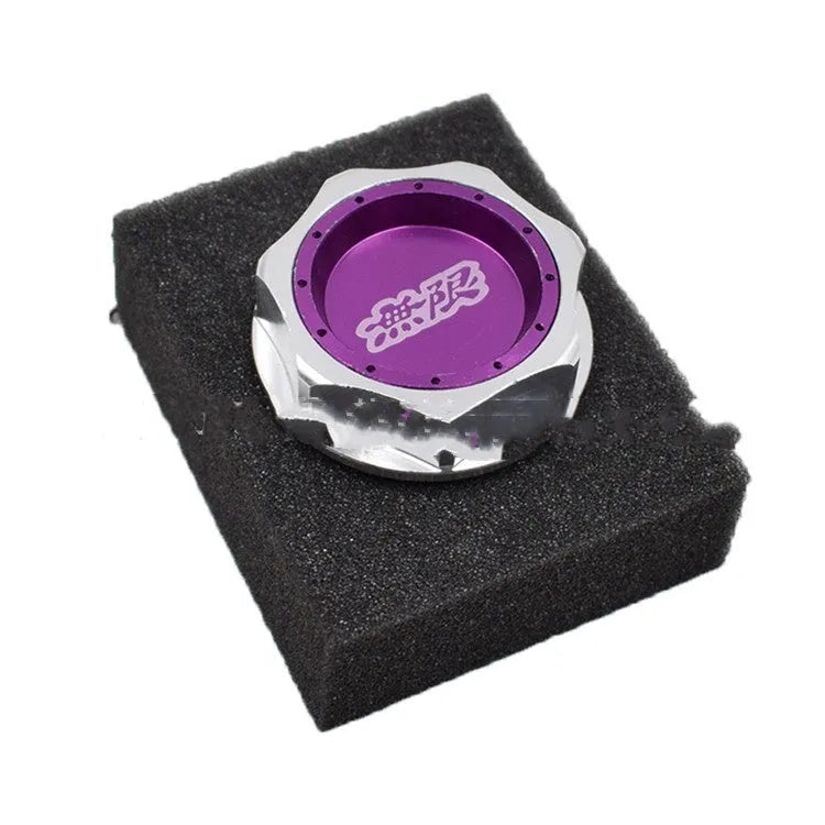 Aluminium alloy oil filter cap for Honda vehicles in multiple colour options