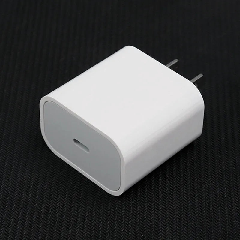 PD20W mobile phone charger with USB port and regional plug options