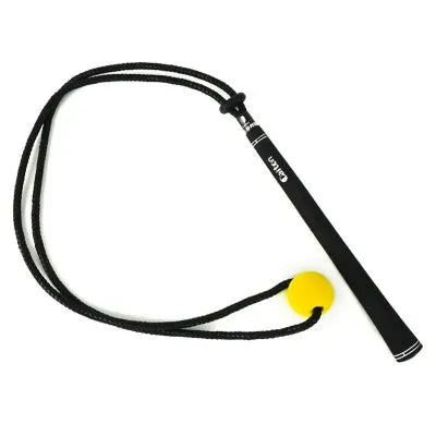 Black silicone elastic golf swing trainer for physical correction practice