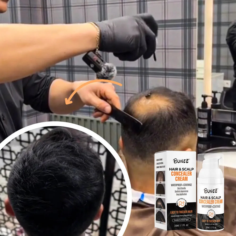 30 ml hair thickening pomade jar for scalp concealer application on thinning hair