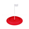 Silicone green putter plate indoor hole cup 16cm diameter for golf practice on floor
