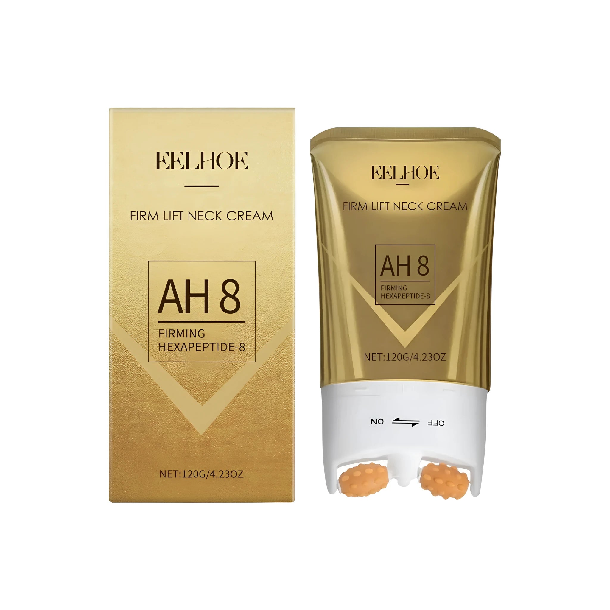 120g jar of Firm Lift Neck Cream for neck treatment.