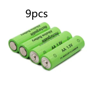 AA size alkaline rechargeable battery labelled 3000mAh 1.5V