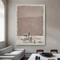 Hand-painted abstract oil painting canvas wall art modern decor unframed rolled