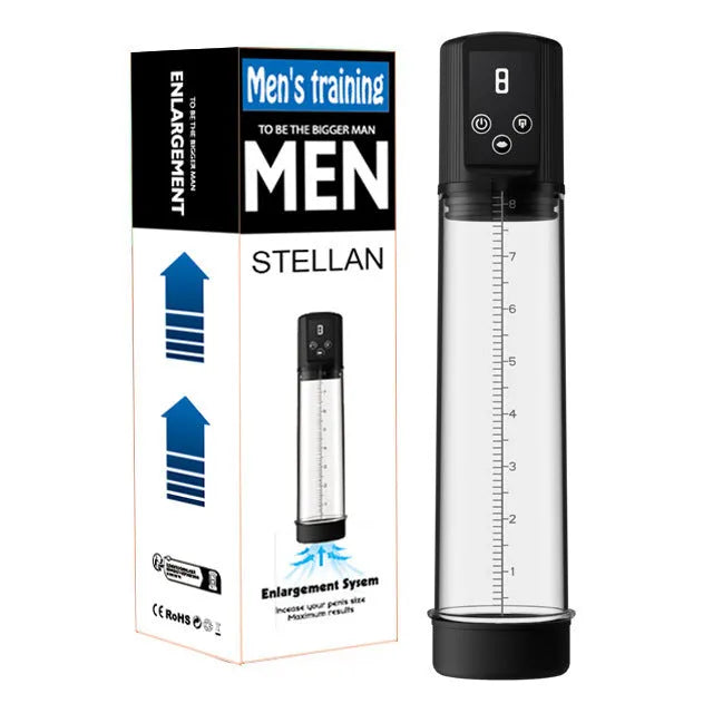 Electric training pump for men with negative pressure stretching function
