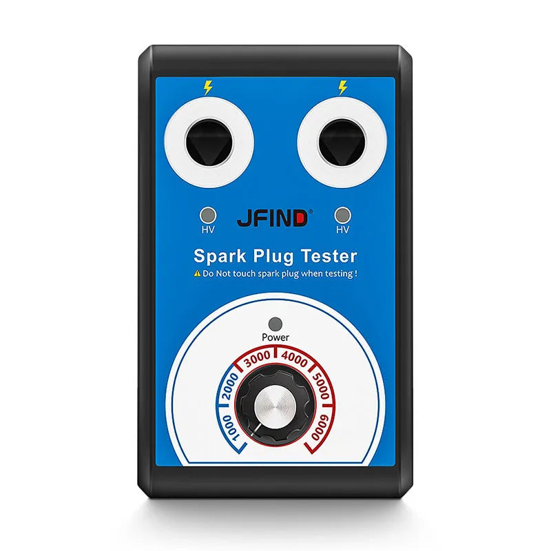 Car fault detector spark plug tester for double hole ignition systems, showing compact rectangular unit.
