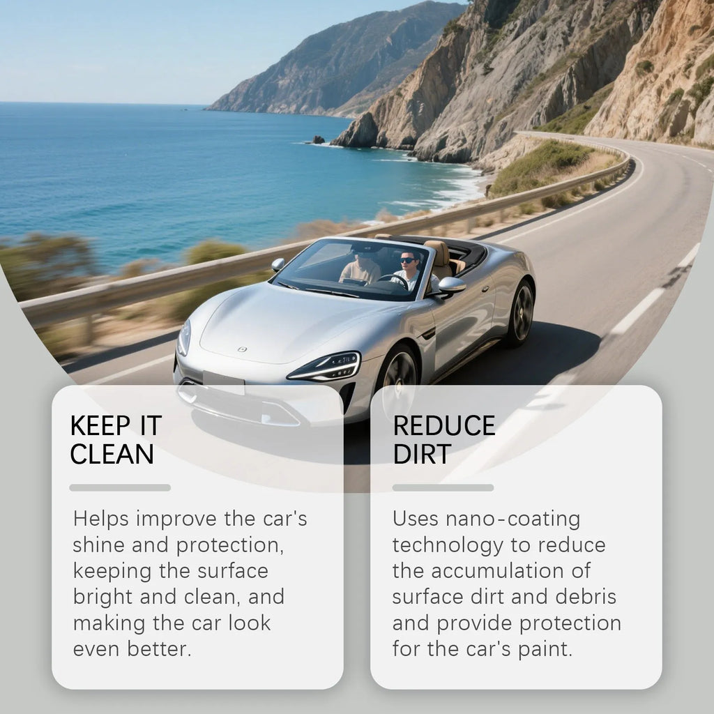 120ml ceramic coating spray bottle for vehicle surface protection and gloss enhancement