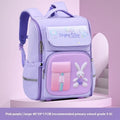 Children's large capacity cartoon backpack with airpillow shoulder straps in rabbit or spaceman designs
