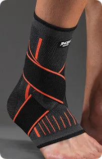 Sports ankle support brace in black, green or orange for basketball running mountaineering