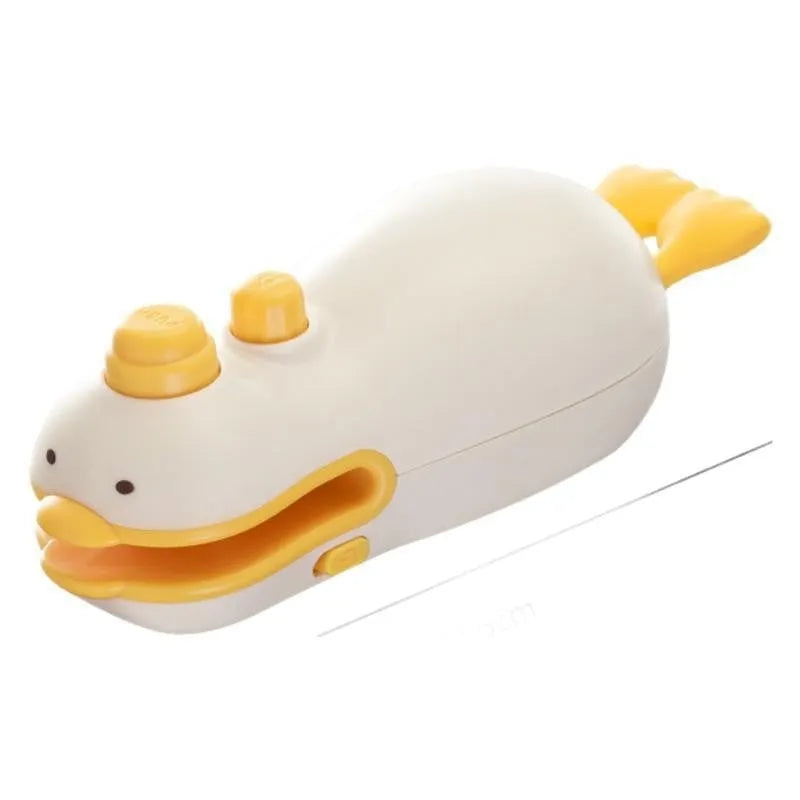 Yellow duck rechargeable sealing machine with jacquard design and charging cable