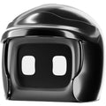 Plastic cartoon robot ornament for car dashboard in five colours: black, blue, pink, red, yellow