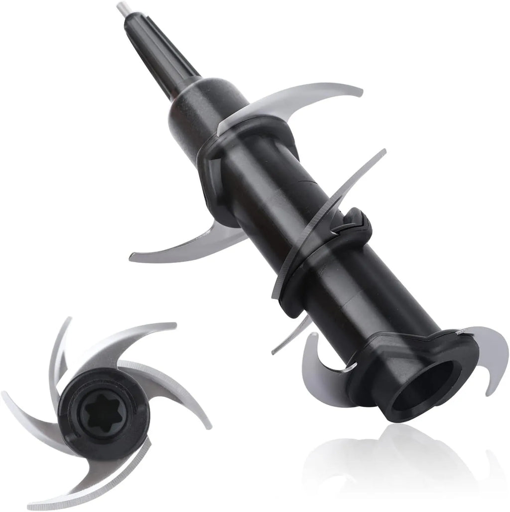 304 stainless steel replacement knife seat accessory for a six-stack juicer or blender.