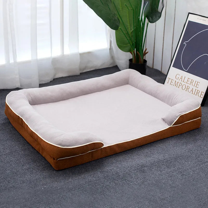 Four Seasons removable washable pet bed for dogs in green colour
