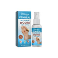 30ml bottle of diabetes wound care spray with bee venom and silver chloride ingredients.