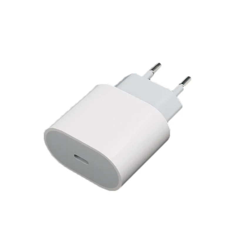 PD20W mobile phone charger with USB port and regional plug options