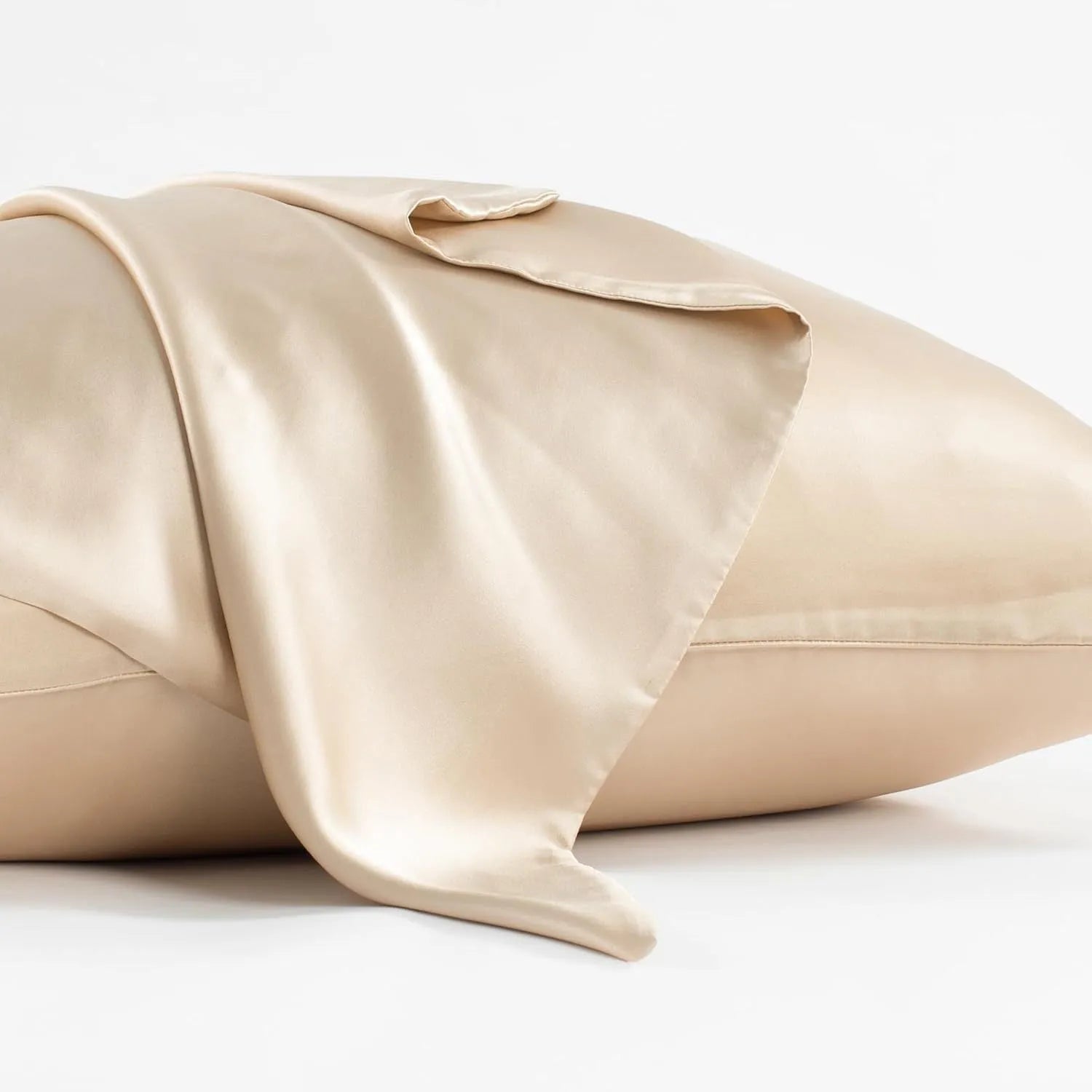 Dark grey mulberry silk pillowcase with envelope closure showing modern simplicity design