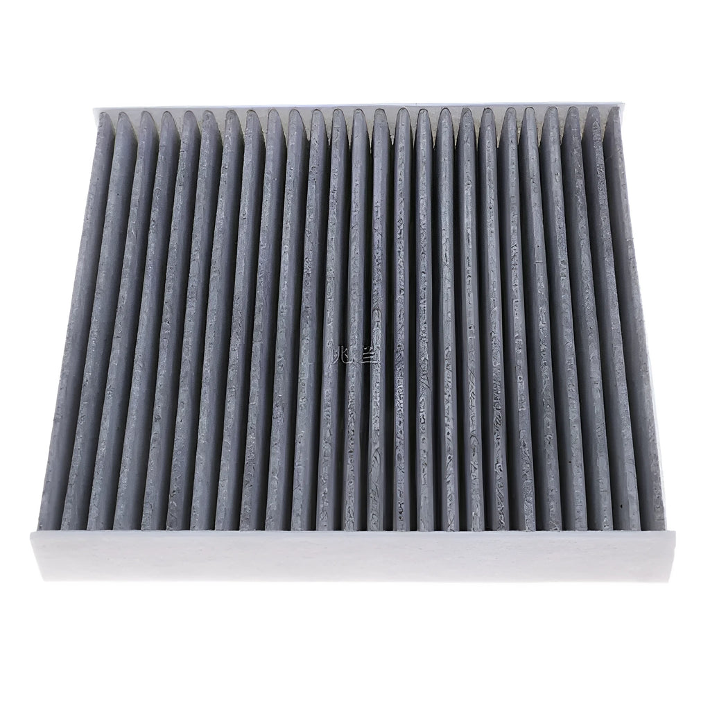 Grey Geely car air conditioning filter element measuring 215x210x30mm for GL GS models