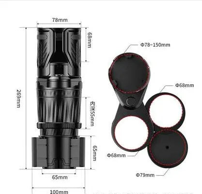 Black carbon fibre pattern car cup holder with retractable adjustable base for 6.5-10cm diameter cups