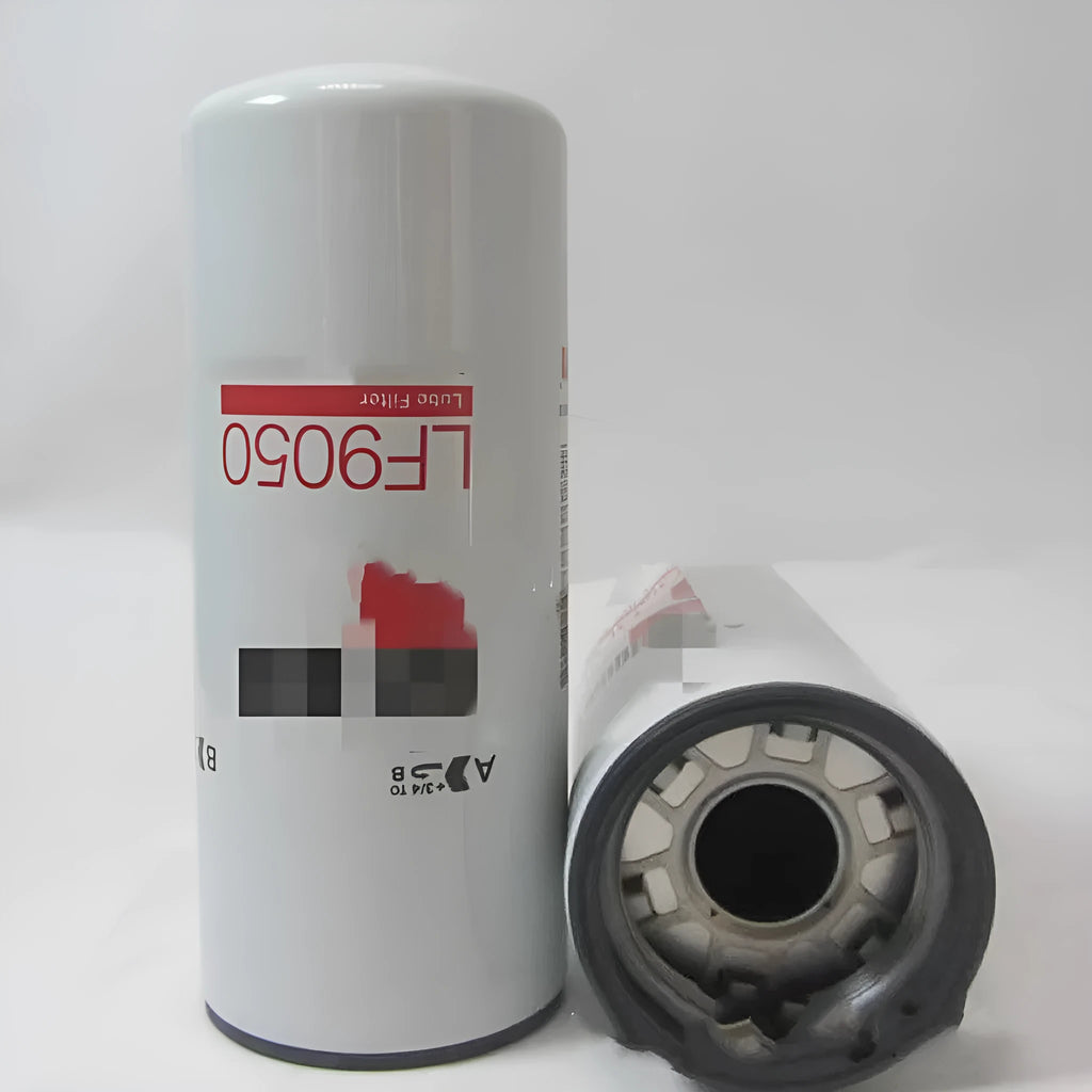 White metal folding diesel filter element with 2 mm connections for automotive engine oil systems