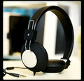 Wired head-mounted sports earphones with 3.5mm plug in multiple colour options