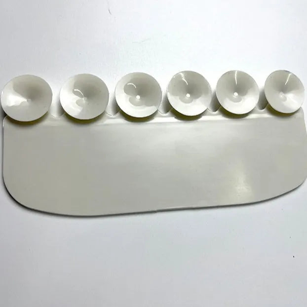 White PVC toilet ring urine blocking board for children's toilet training splash prevention
