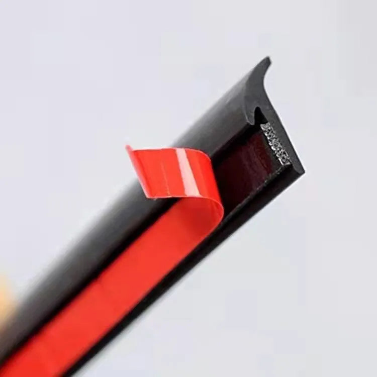 Black and white TPE rubber universal seal strip for car bumpers, machinery, doors and windows.