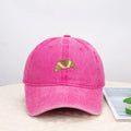 Adjustable cotton baseball cap for men and women in 18 colours with dome crown and machine embroidery