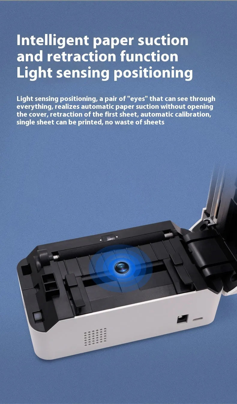 Compact thermal express printer with Bluetooth and USB connectivity for receipt and order printing